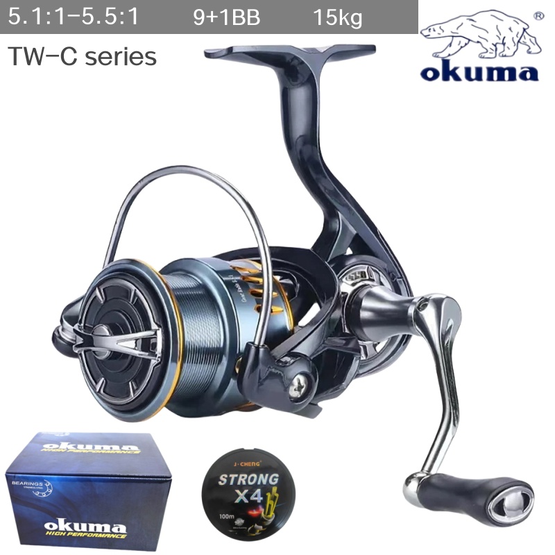 Kastking Reel Zephyr - オクマの新型スピニングリール、ギア比5.5:1、15kgの強力なブレーキ力、様々な魚種に対応。