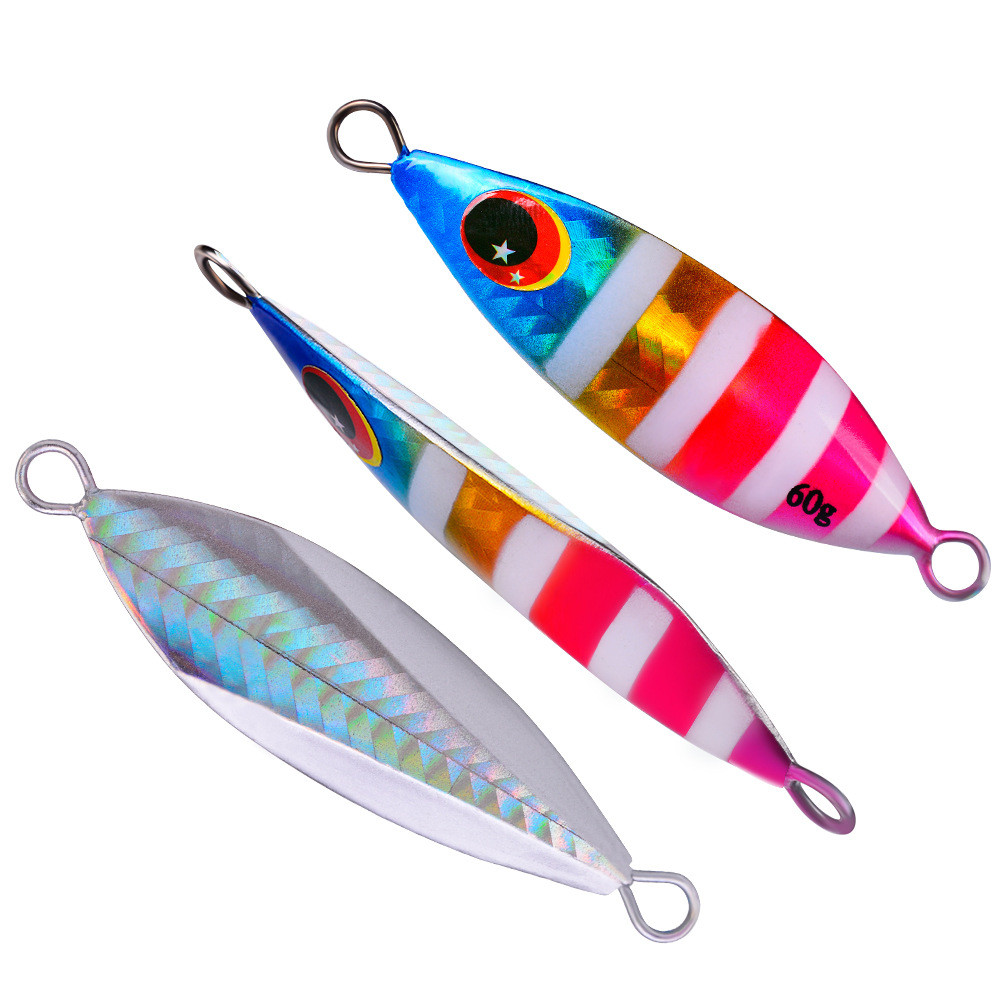 Fishing Lure Buzzbait - 金属遅いジグルアーハード人工バイオニクス餌30グラム40グラム60グラムジギングルアーマグロ低音ジグ海ボート釣りinchiku