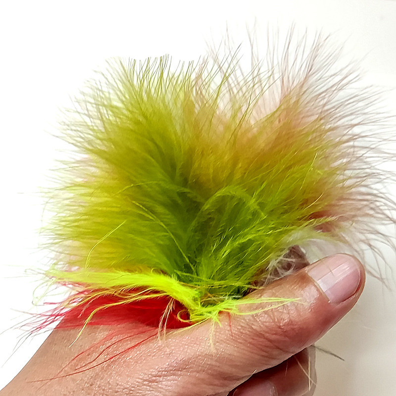 Fishing Lure Spoon - 厳選された50個のターキーマラブーフェザー、ウーリーバガー、リーチストリーマー用フライタイイング素材
