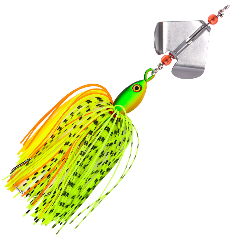 Fishing Lure Blade Bait - 1個 13.5cm 20g フィッシングルアー ブレードメタルベイト ラバースカート付き