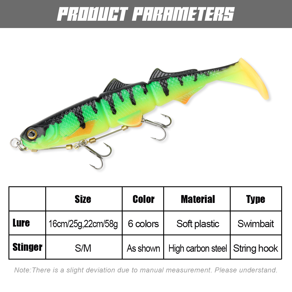 スピンポーラー パイク スティンガー リグ フック システム - Fishing Lure Swimbait のレビューと価格