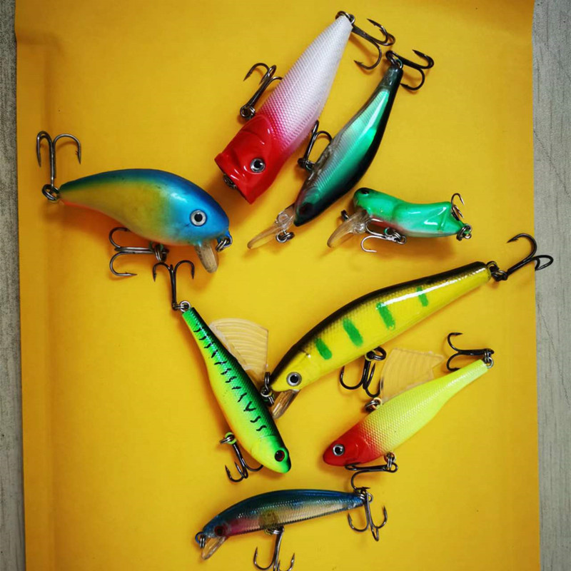 釣り用人工餌,ハードベイト,ビブ,ペンシル,ポッパー,クラン - Fishing Lure Popper のレビューと価格