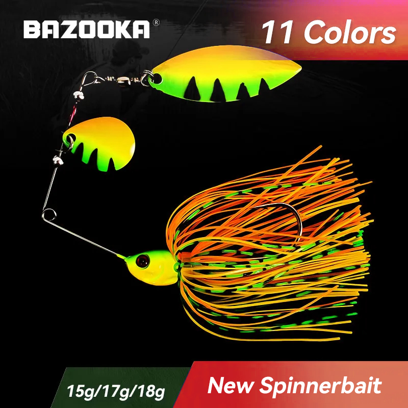 バズーカ 15 グラム 18 グラムスピナーベイト釣りルアー - Fishing Lure Spoon のレビューと価格