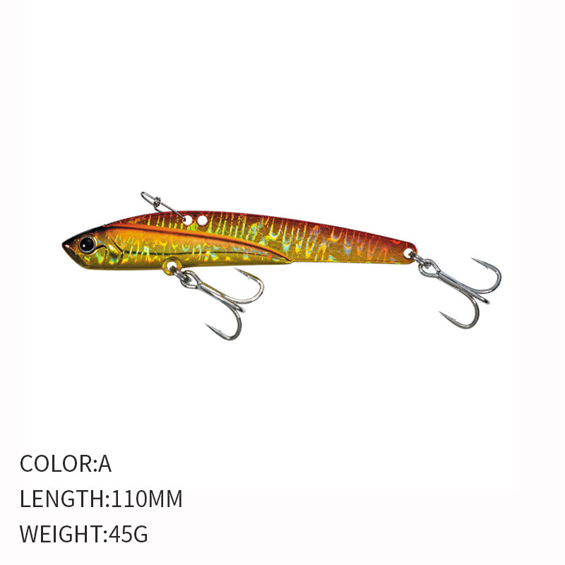 110mm,45gの釣りルアー,振動,人工餌,新しい - Fishing Lure Spoon のレビューと価格