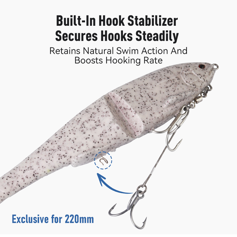 1個入り ソフトジョイントスイムベイト シンキング 120‑ - Fishing Lure Popper のレビューと価格