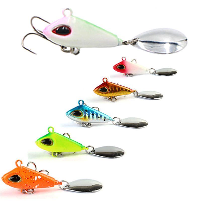 1pc 6/11/18/22 グラム VIB クランクベイト - Fishing Lure Spoon のレビューと価格