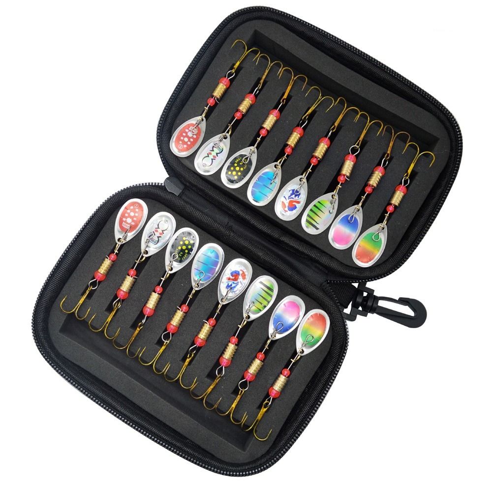 回転式グリッタースピナーフィッシングルアー収納ケース ジギン - Fishing Lure Spinnerbait のレビューと価格