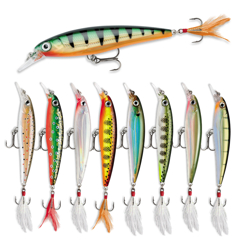 釣り用の人工ハードベイト,魚を捕まえるためのルアー,ミノー用 - Fishing Lure Jerkbait のレビューと価格